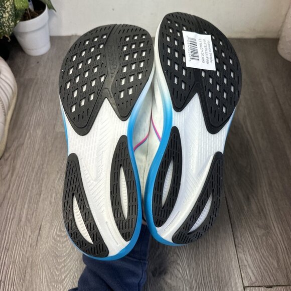 Size 9 - Brooks Hyperion White Blue Pink  Running Shoe Men SAMPLE main image 8